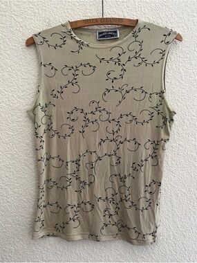 Frazier Lawrence Petite Stretchy Floral Tank